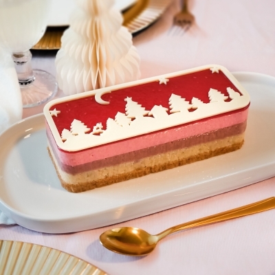 Bûche fruits rouges