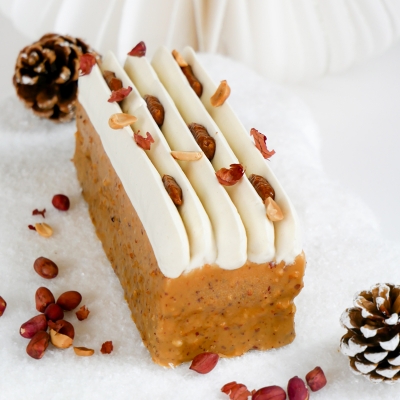 Bûche cacahuète