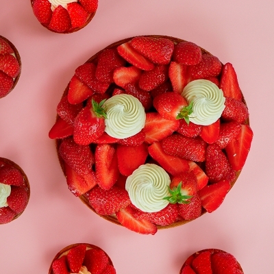 Tarte Fraise 6 Pers